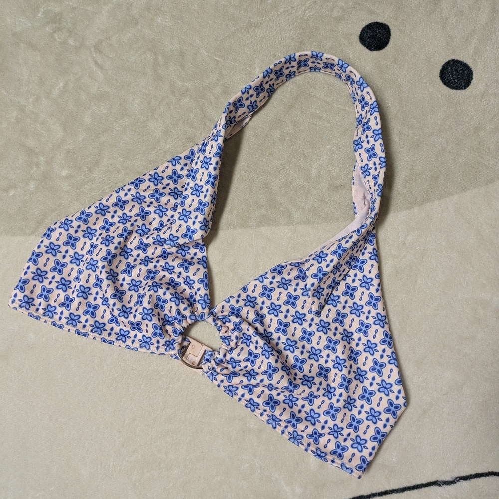 Boohoo Pinup Retro Style Collared Halter Top - Picture 4 of 12